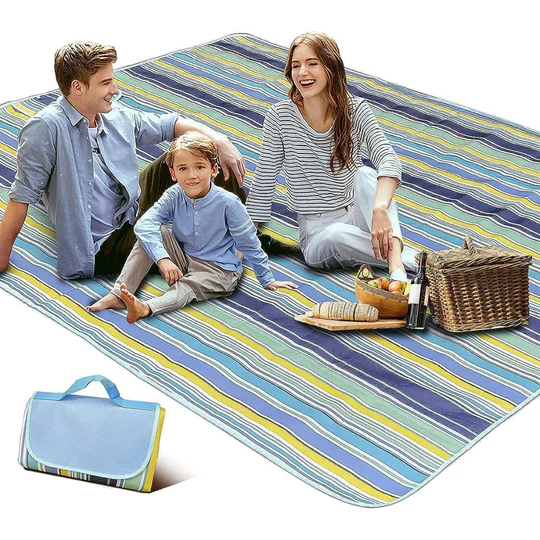 Waterproof Foldable Picnic Mat – Portable, Sand-Proof & Easy-to-Clean Blanket for Outdoors, Beach & Camping - Infinitygallery.store