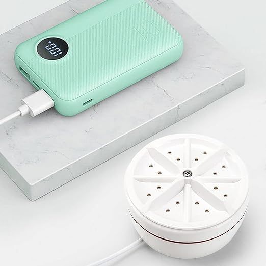 2-in-1 Foldable Mini Washing Machine by TOPINCN – Portable Automatic Washer & Spinner with 1kg Capacity - Infinitygallery.store