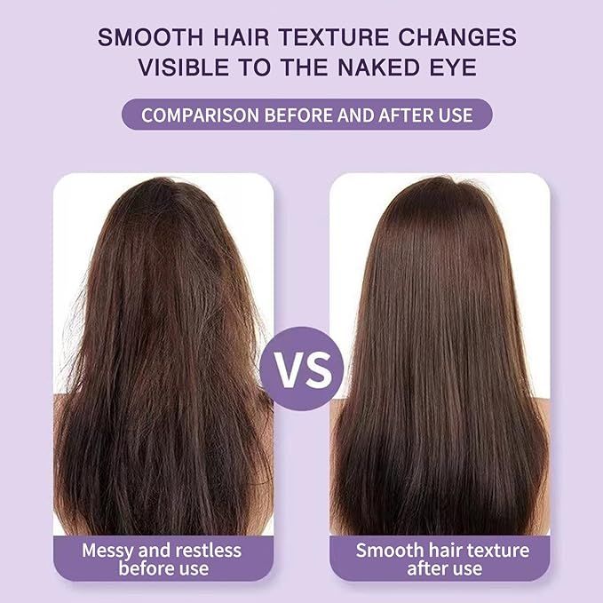✨ Portable Hair Straightener Comb – Negative Ion, Anti-Frizz, Ceramic Heated Brush - Infinitygallery.store