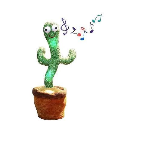 Dancing Cactus Toy – Talking, Singing, and Mimicking Plush Cactus - Infinitygallery.store