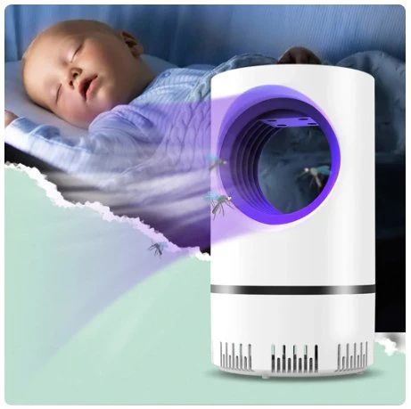 2-in-1 Mosquito Repellent Lamp – USB Rechargeable Bug Zapper & Night Light - Infinitygallery.store