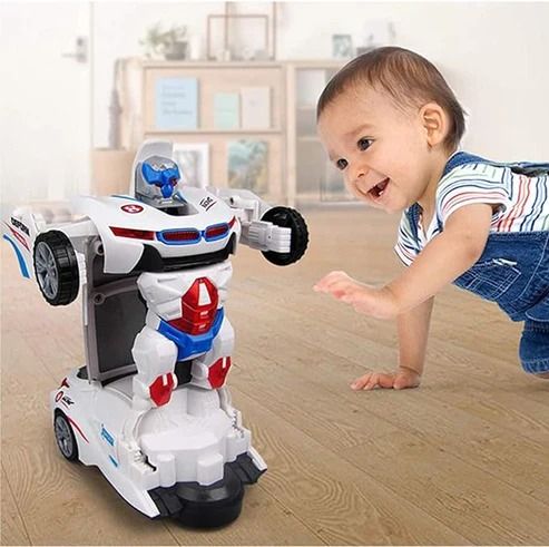 2-in-1 Robot Deform Car – Transforming Vehicle Toy for Kids - Infinitygallery.store