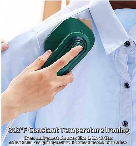 Portable Mini Ironing Machine – 2-in-1 Wet & Dry Travel Steam Iron with Titanium Plate - Infinitygallery.store