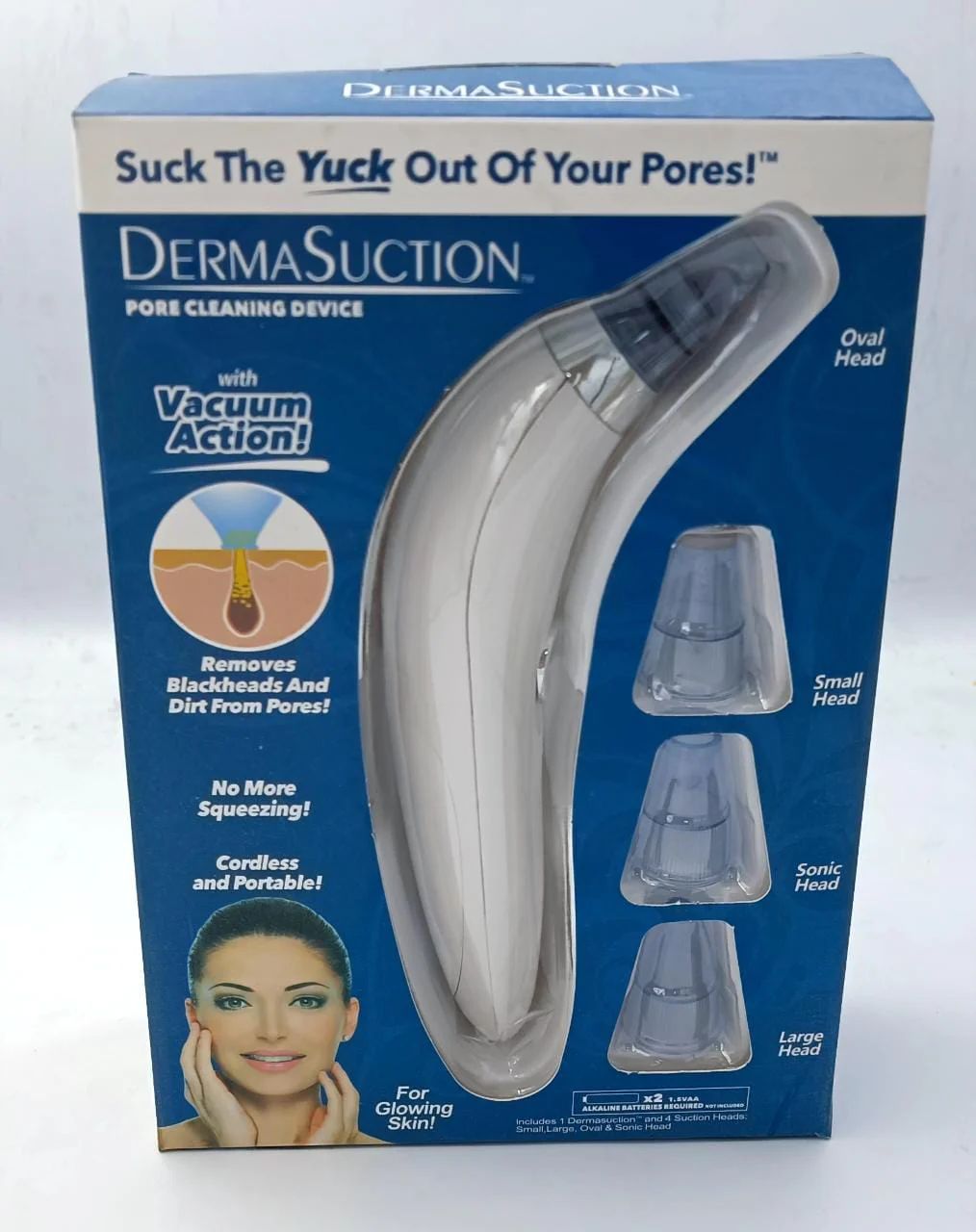 5-Level Pore Vacuum Blackhead Remover with 4 Probes – USB Rechargeable Deep Cleaner - Infinitygallery.store
