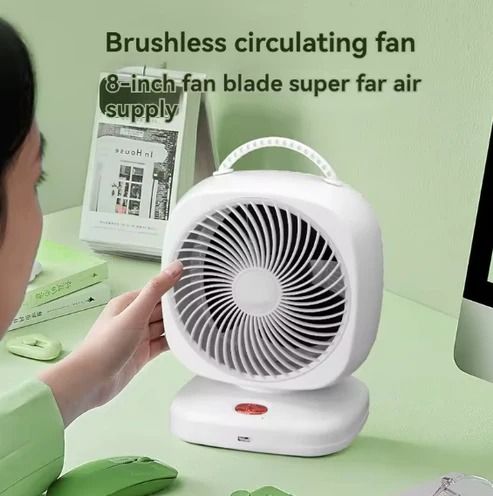 Mini Circulation Fan – Compact, Quiet & Adjustable Cooling for Any Space - Infinitygallery.store