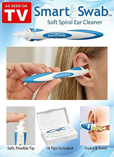 🌀 Smart Swab Spiral Ear Cleaner – Safe & Gentle Earwax Removal Kit with Silicone Tips - Infinitygallery.store
