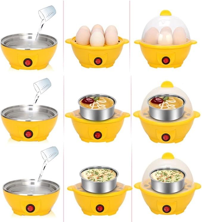 Microwave Egg Steamer – Quick & Safe 6-Egg Cooker with Poacher & Steamer Bowl - Infinitygallery.store