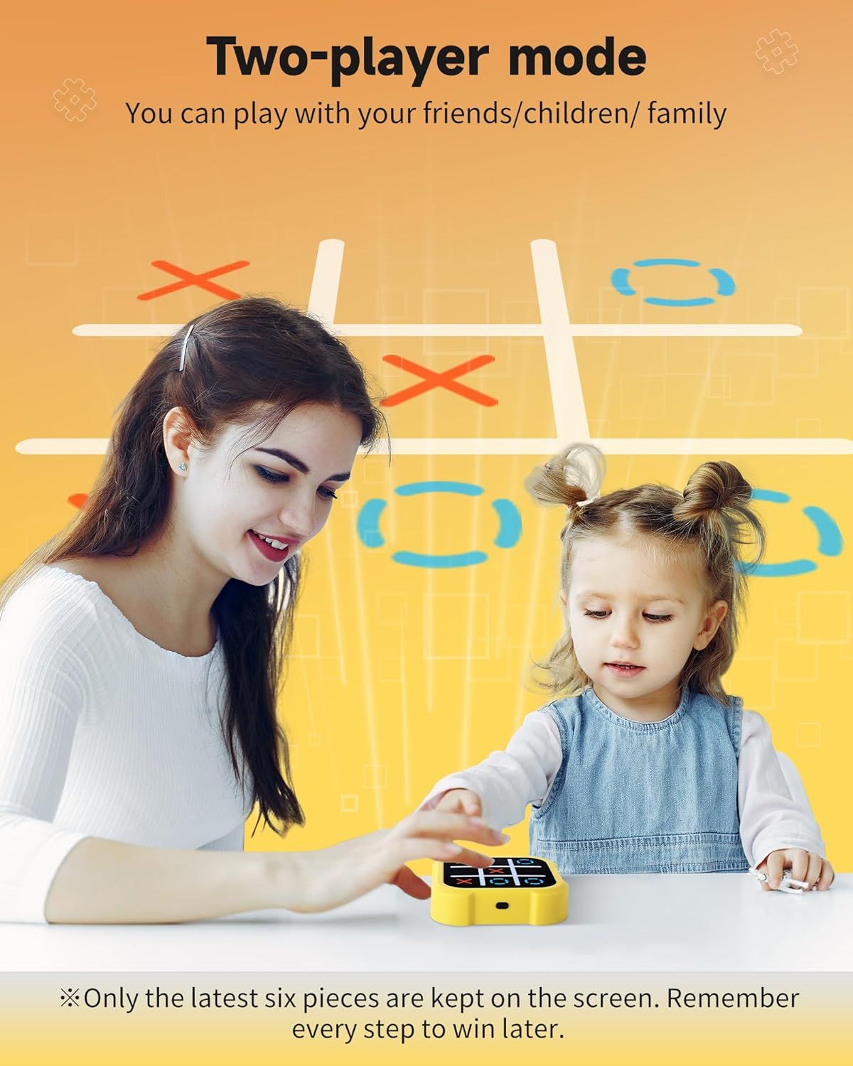 Tic Tac Toe Bolt Game – 4-in-1 Electronic Handheld Puzzle Console for Kids & Adults - Infinitygallery.store