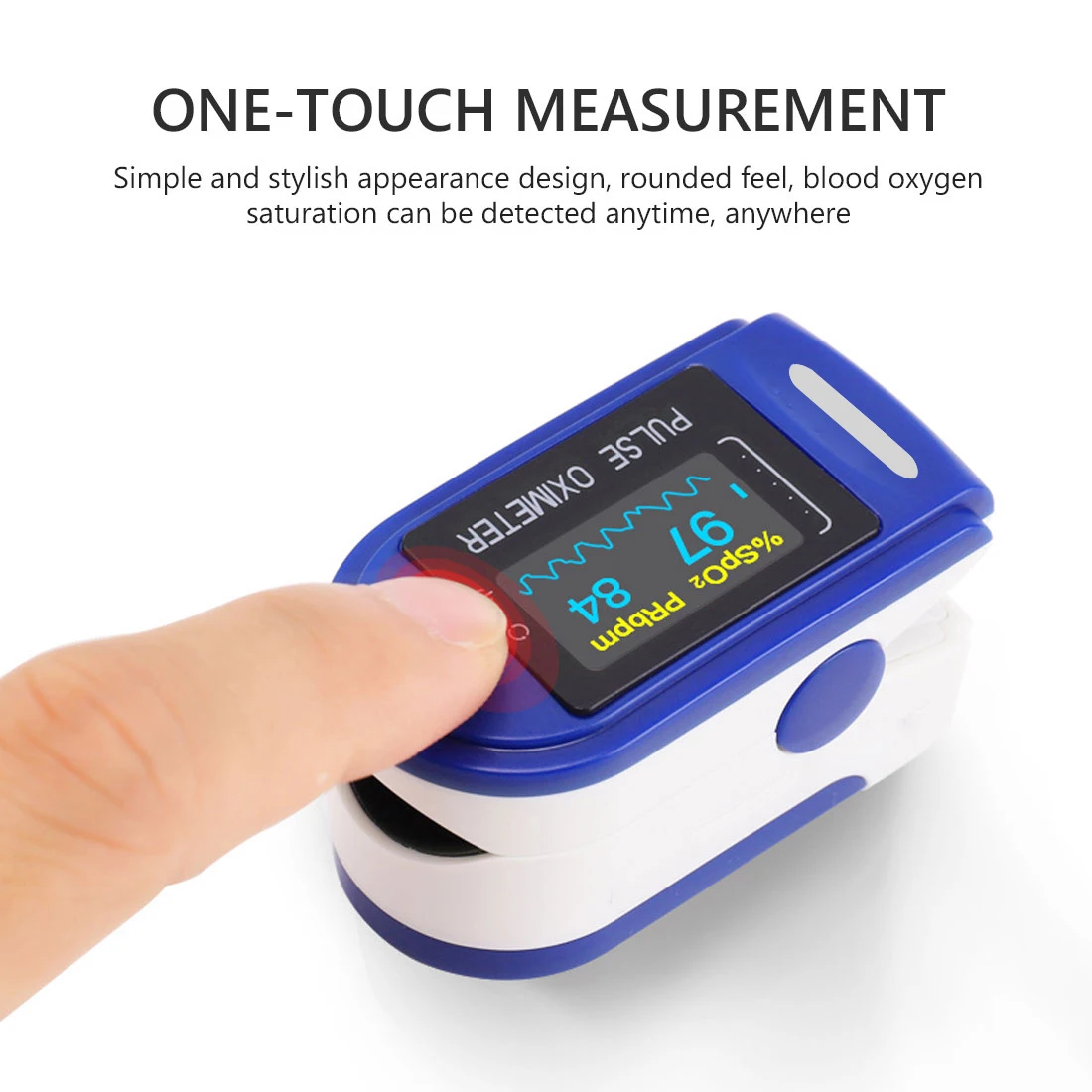 Portable Finger Tip Pulse Oximeter – Accurate SpO₂ & Pulse Rate Monitor - Infinitygallery.store
