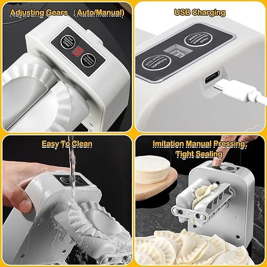 Electric Dumpling Maker Machine – One-Touch Automatic Wonton & Ravioli Press - Infinitygallery.store