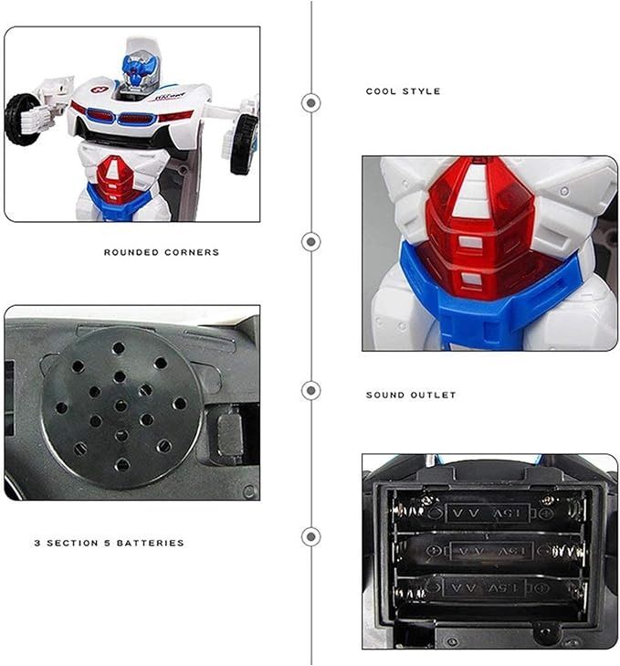 2-in-1 Robot Deform Car – Transforming Vehicle Toy for Kids - Infinitygallery.store