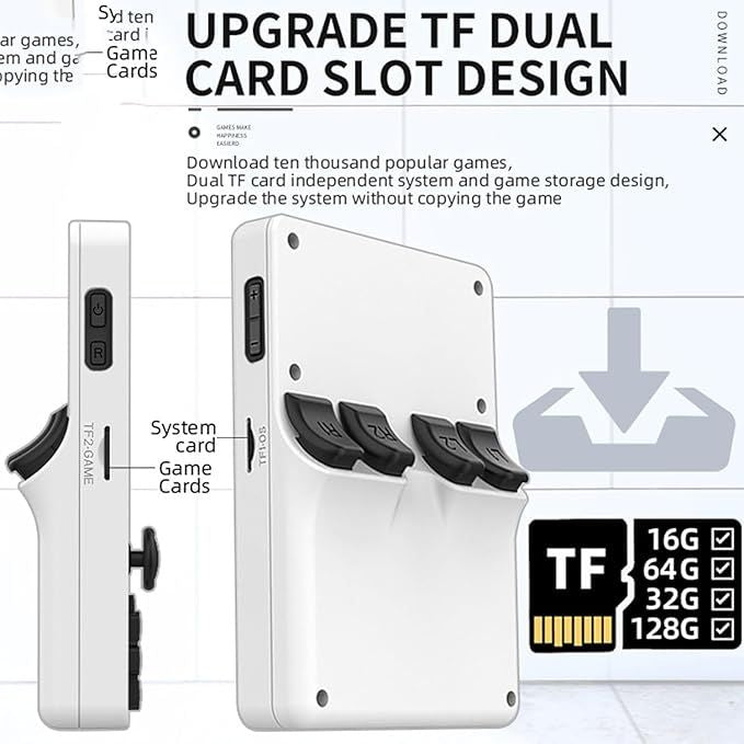 Retro Classic Game Console – Portable Handheld Gaming System with HD Display & Multi-Language Support - Infinitygallery.store
