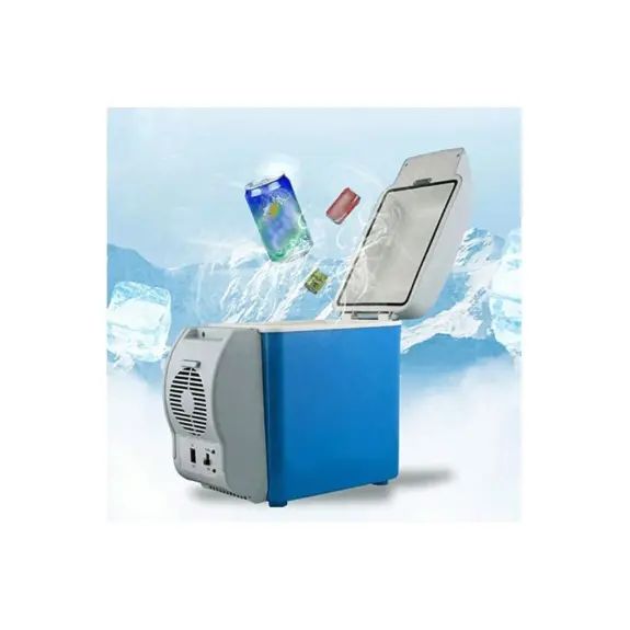 Portable Mini Car Refrigerator 7.5L – 12V Cooling & Heating Travel Fridge - Infinitygallery.store