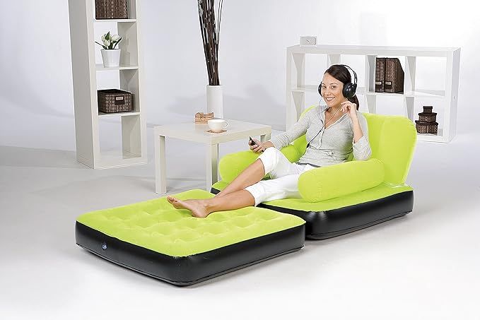 Multi Max Air Couch – Inflatable Sofa Bed with Quick Release Valve & Repair Patch - Infinitygallery.store