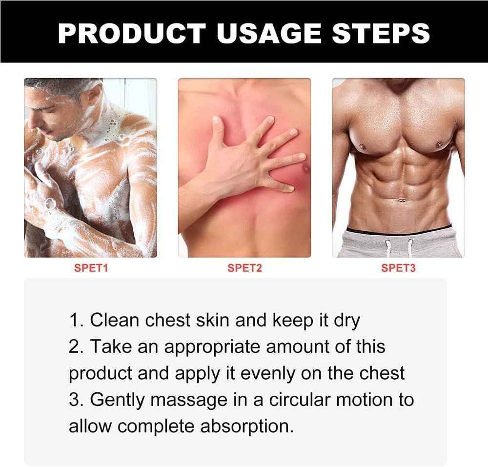 MenTherm Bee Venom Gynecomastia Heating Oil – Firm & Sculpt Male Chest Naturally
