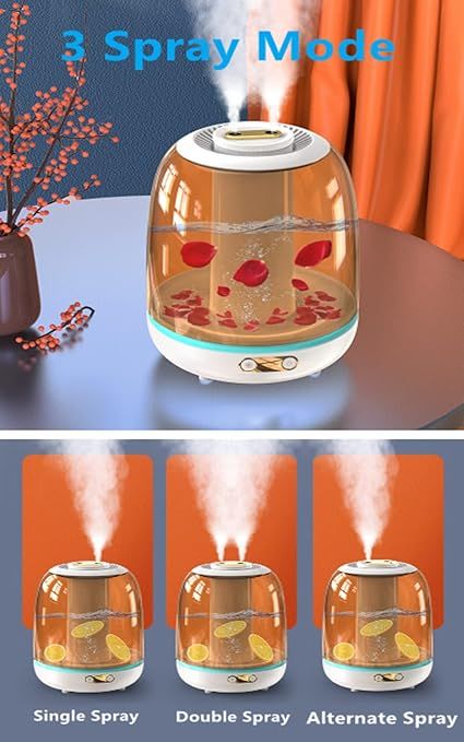 Ultra-Sonic Room Humidifier – USB Powered & Energy-Efficient (Model X21) - Infinitygallery.store