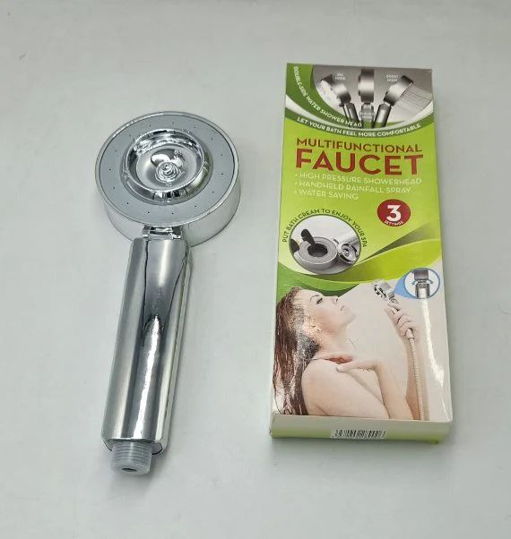 5-in-1 Multifunctional Faucet Shower Head – High Pressure Spray, Universal Fit, Adjustable Angle, Water-Saving Pause Feature - Infinitygallery.store