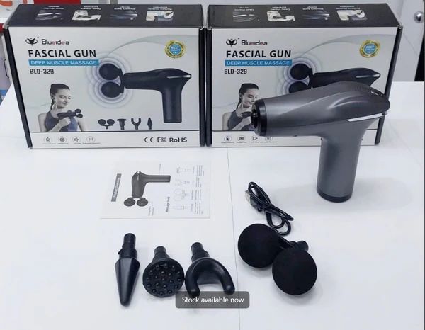 Electric Double Muscle Massager Gun – Rechargeable Full-Body Deep Tissue Relief - Infinitygallery.store