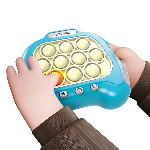 Quick Push Pop Game Machine – Light-Up Fidget Puzzle Toy with 4 Modes for Kids & Families - Infinitygallery.store