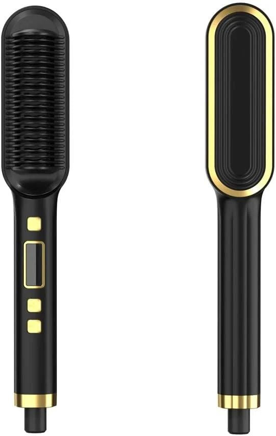 2-in-1 Ionic Hair Straightener Comb with Anti-Scald Design & Protein Coating - Infinitygallery.store