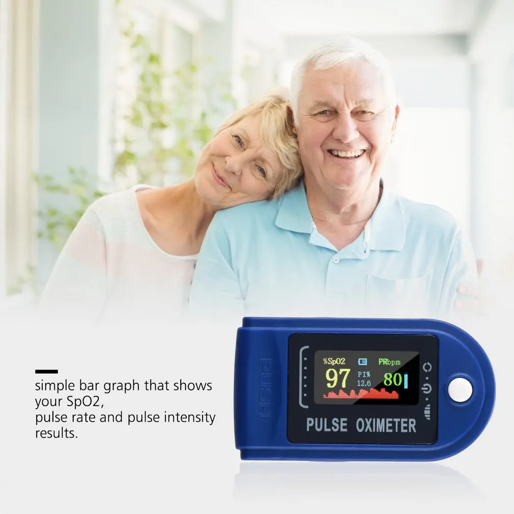 Portable Finger Tip Pulse Oximeter – Accurate SpO₂ & Pulse Rate Monitor - Infinitygallery.store