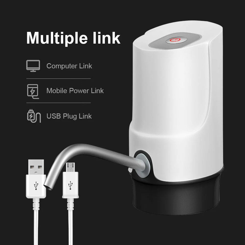 Automatic Drinking Water Pump – USB Rechargeable & One-Touch Dispensing - Infinitygallery.store