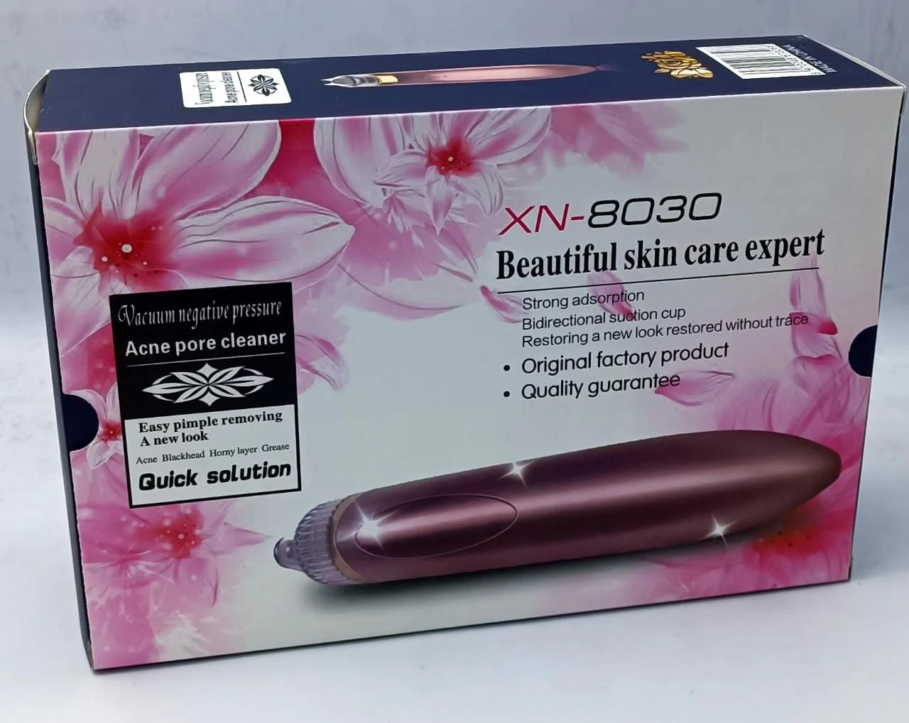 5-Level Pore Vacuum Blackhead Remover with 4 Probes – USB Rechargeable Deep Cleaner - Infinitygallery.store