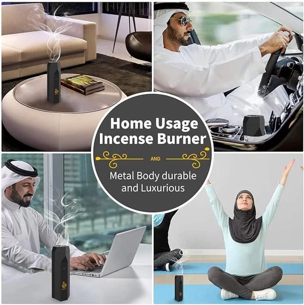 🔥 Hair Bakhoor Aromatherapy Comb – USB Rechargeable Incense Burner - Infinitygallery.store