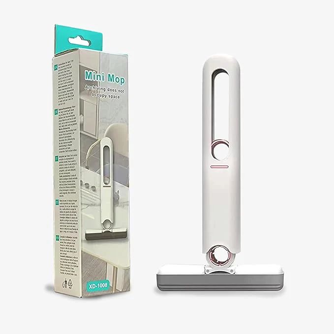 Portable Mini Mop – Compact Self-Wringing Mop for Small Spaces & Corners - Infinitygallery.store