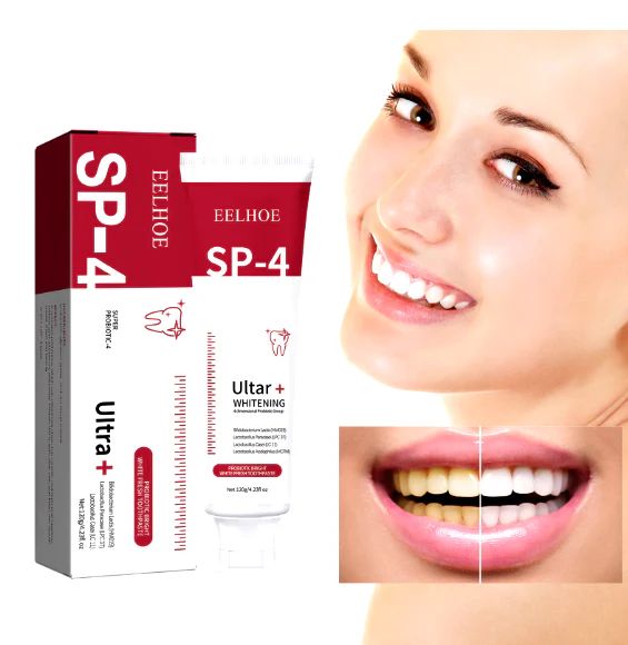 SP-4 Herbal Whitening Toothpaste – 120g Gentle, Natural, & Effective Oral Care - Infinitygallery.store