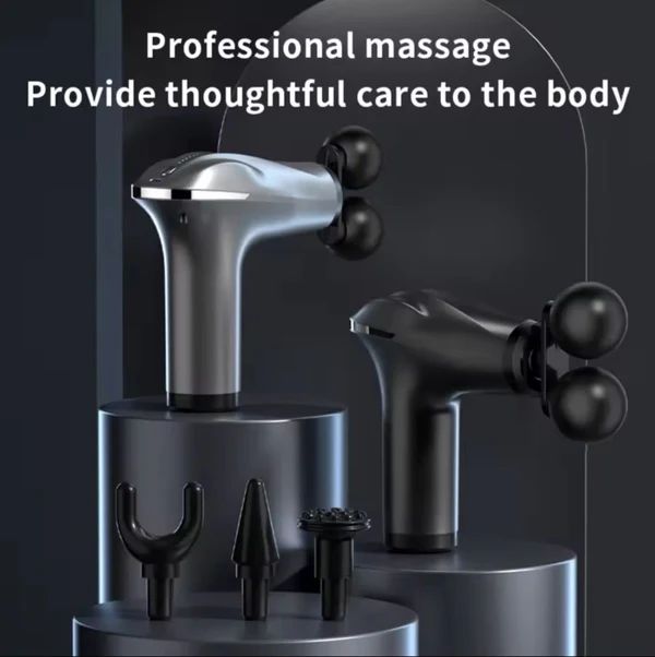 Electric Double Muscle Massager Gun – Rechargeable Full-Body Deep Tissue Relief - Infinitygallery.store