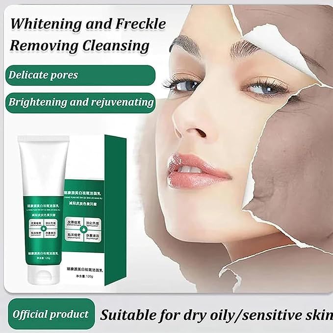 Cuishifan Whitening Facial Cleanser – Gentle Hydrating Foam for All Skin Types - Infinitygallery.store