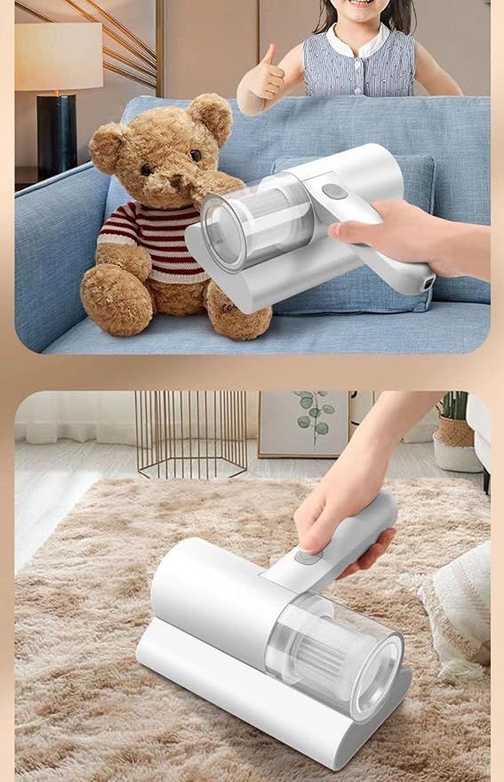 Dust & Mite Vacuum Cleaner – Powerful Handheld UV Cleaner with HEPA Filtration for Deep Allergen Removal - Infinitygallery.store
