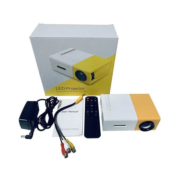Meer Mini Projector YG-300 – Portable Android 9.0 Home Theater Projector - Infinitygallery.store