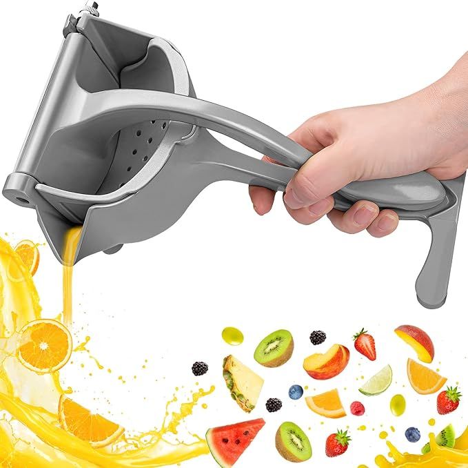 Amateur Premium Stainless Steel Lemon & Lime Squeezer – Manual Citrus Juicer for Effortless Juice Extraction - Infinitygallery.store