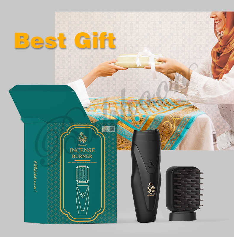 Bakhoon Electric Incense Burner – Portable Flameless Bakhoor Diffuser for Home & Travel