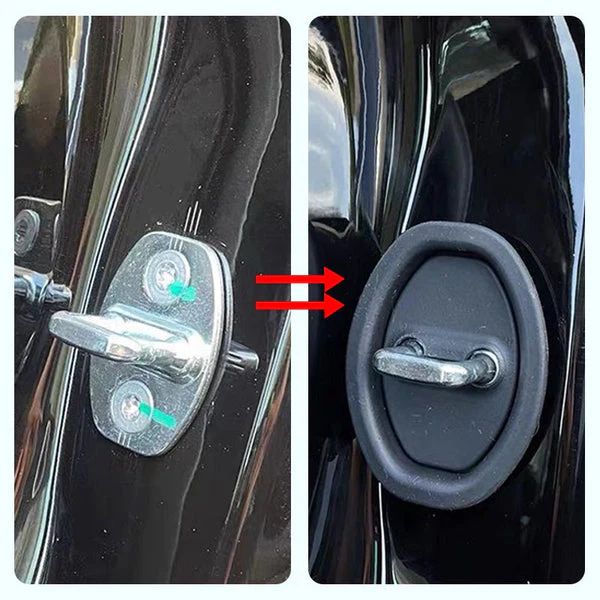 Universal Car Door Lock Silicone Covers – Scratch & Noise Protection (4/8/16 PCS) - Infinitygallery.store