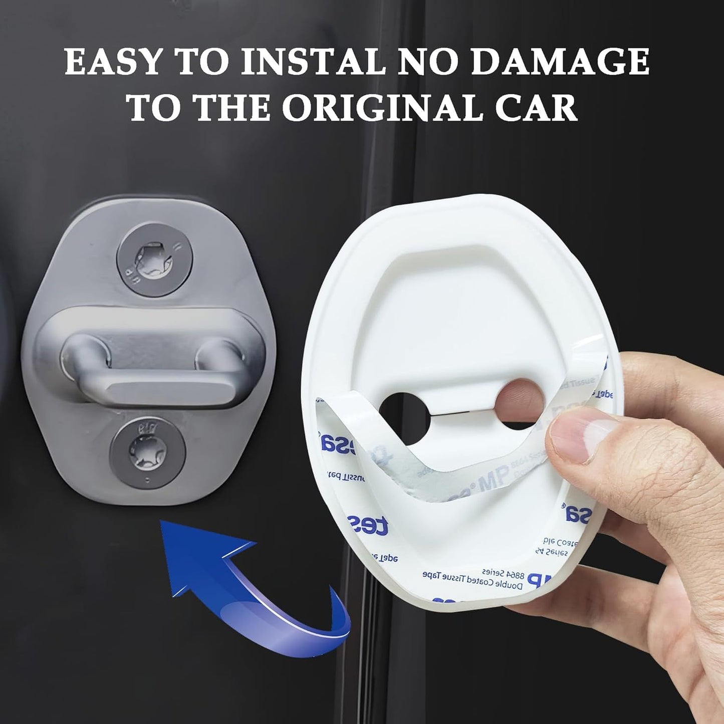 Universal Car Door Lock Silicone Covers – Scratch & Noise Protection (4/8/16 PCS) - Infinitygallery.store