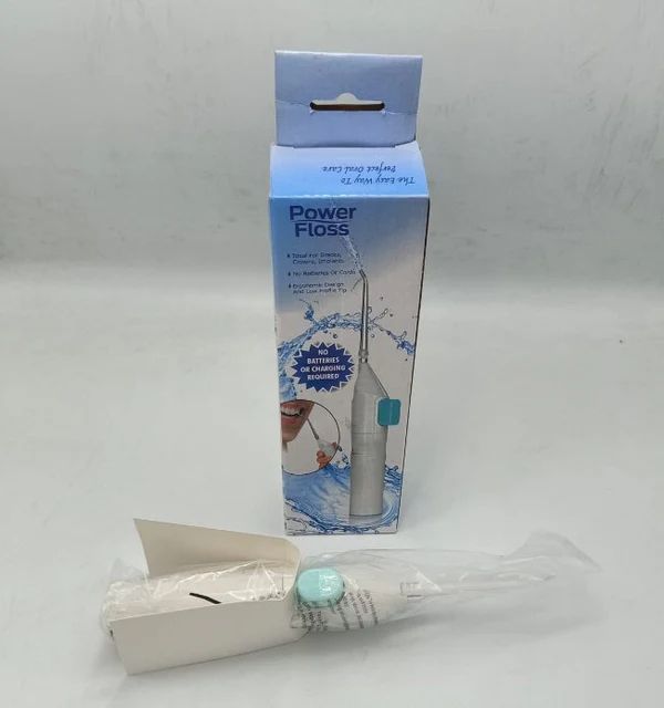 Cordless Dental Water Flosser – Manual Water Jet Tooth Cleaner for Kids & Adults - Infinitygallery.store