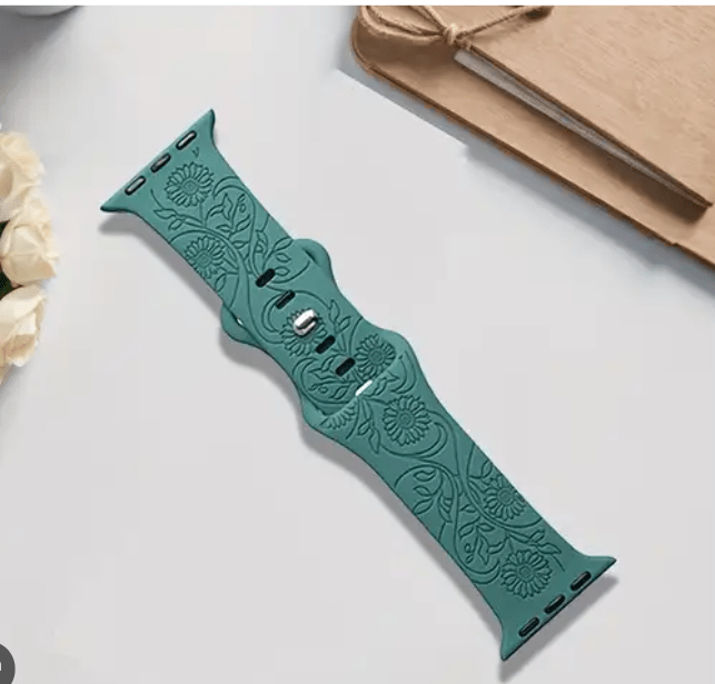 Designer Silicone Watch Strap – Engraved Edition for Apple Watch & Smartwatches - Infinitygallery.store