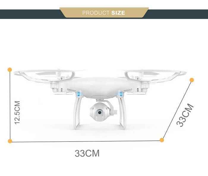 Drone Sky LH-X25 with HD Camera – WiFi FPV, Altitude Hold, One-Key Control & 3D Flip