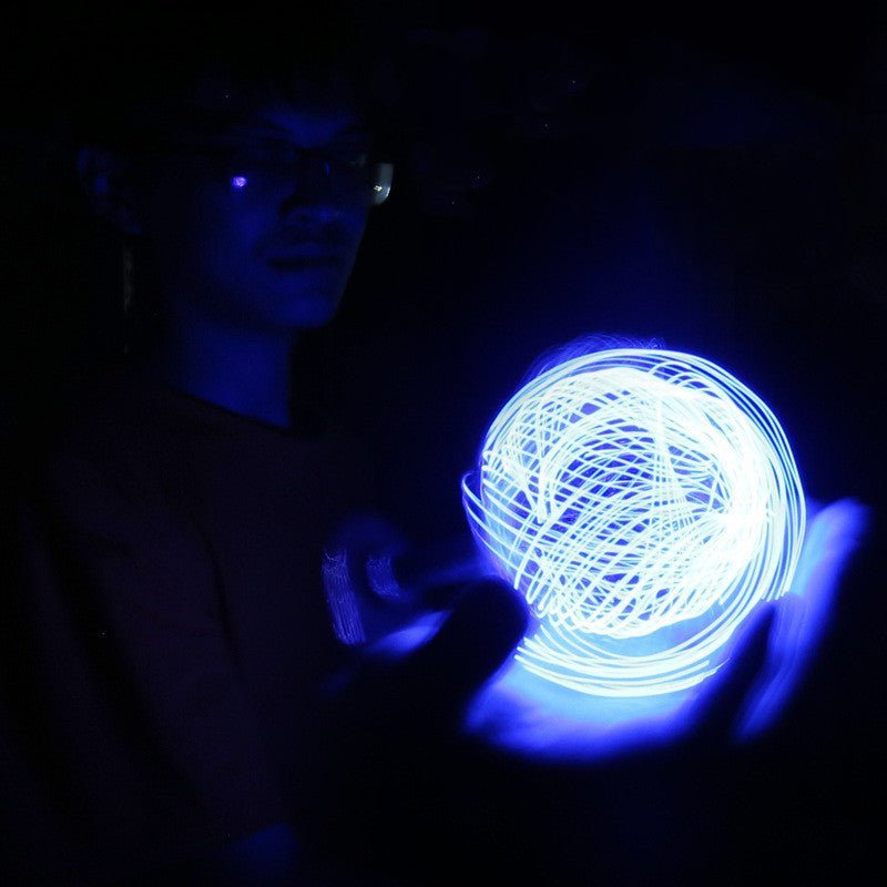 LED Light Balls Toy | Luminous Rotating Floating Spiral Pill Generator