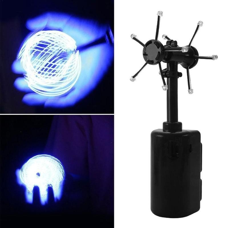 LED Light Balls Toy | Luminous Rotating Floating Spiral Pill Generator