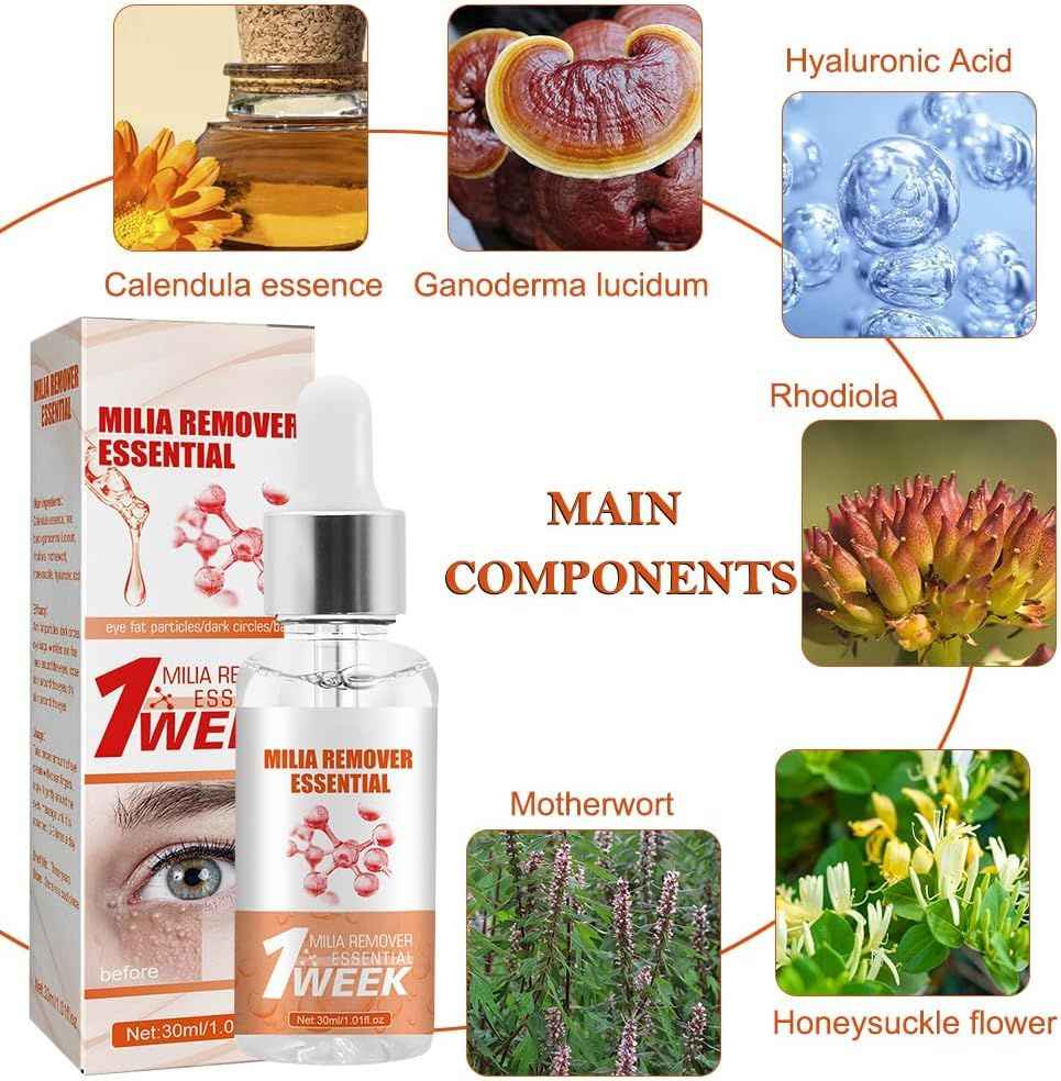 Milia Remover Essential Serum – Eye Fat Particle Removal & Hydration