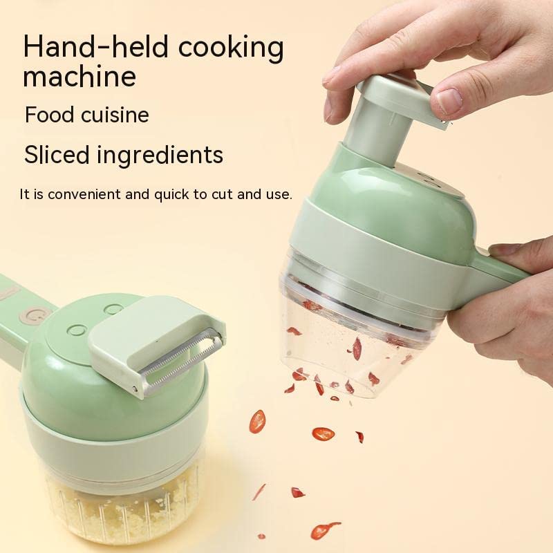4-in-1 Electric Vegetable Cutter Set – Slice, Chop, Clean, Repeat! - Infinitygallery.store