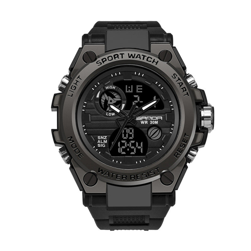 Outdoor Sports Dual Display Multi-Kinetic Electronic Watch | Infinity Gallery - Infinitygallery.store