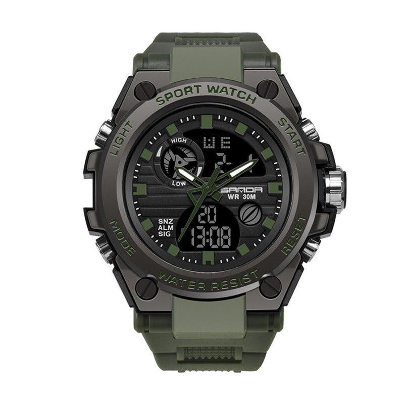 Outdoor Sports Dual Display Multi-Kinetic Electronic Watch | Infinity Gallery - Infinitygallery.store