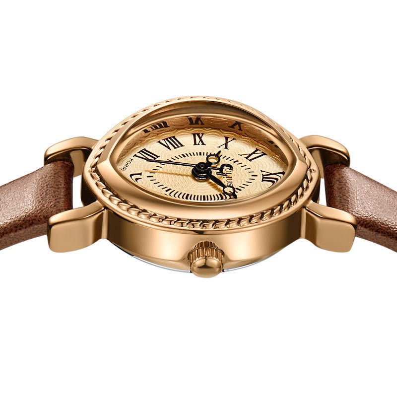 Oval Belt Quartz Fashion Watch – Compact, Waterproof & Stylish Design - Infinitygallery.store