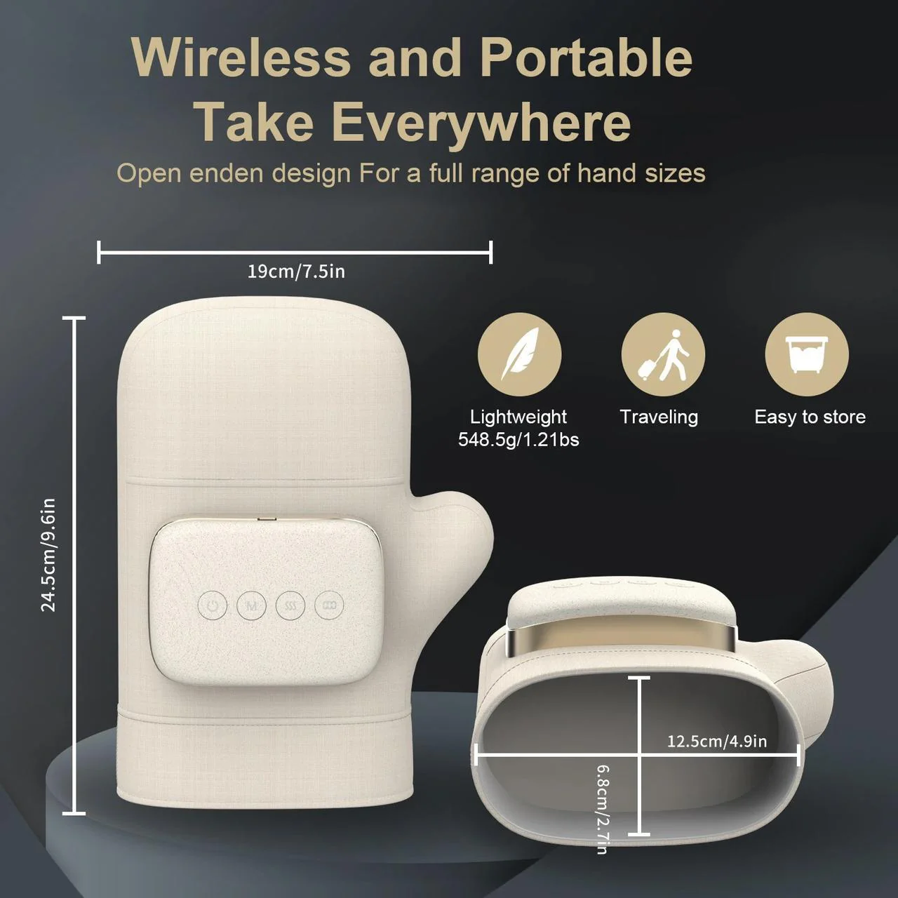 Smart Hand Massager – Heat, Pressure & Pain Relief - Infinitygallery.store