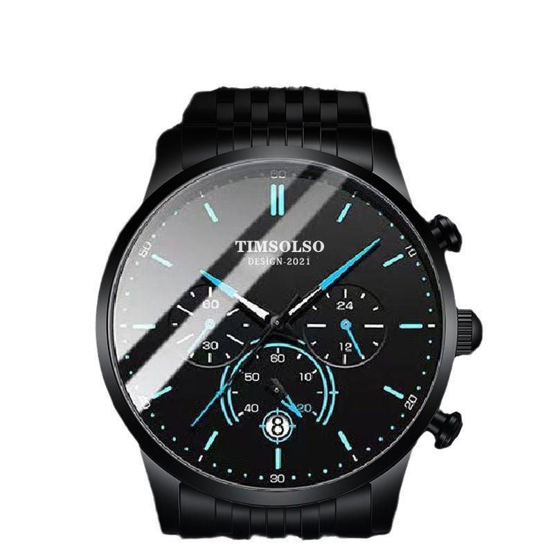 Ultra-Thin Calendar Quartz Watch – Elegant Mesh Strap Design for Men & Women - Infinitygallery.store